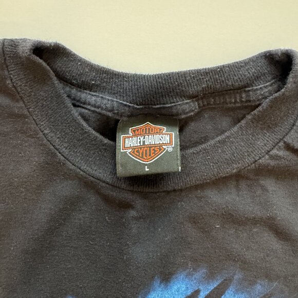 Vintage Y2K Harley Davidson 2000 Eagle Ridge Lake Wales Florida Black Size Large - Picture 4 of 6